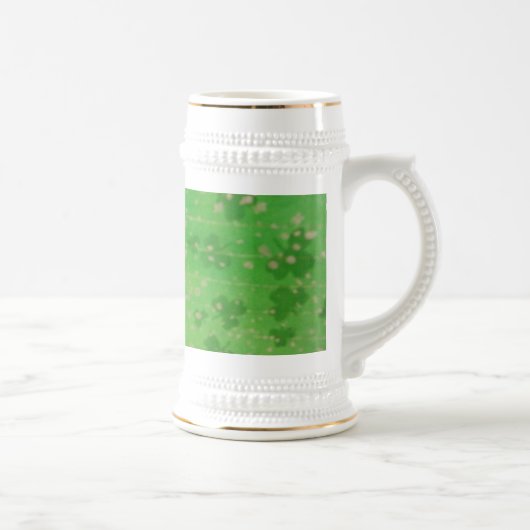 Goudgestookte shamrocks bierpul (Rechts)