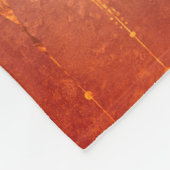 goudgestreepte gember pompoen oranje herfst fleece deken (Hoek)