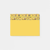 Goudgestreepte rechthoeken post-it® notes (Voorkant)