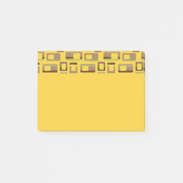 Goudgestreepte rechthoeken post-it® notes