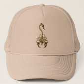 Goudgiftige schorpioen zeer venomeus insect trucker pet (Voorkant)