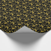 goudginkgo cadeaupapier (Hoek)