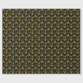 goudginkgo cadeaupapier (Vlak)