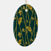 goudginkgo keramisch ornament (Rechts)