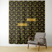 "goudginkgo" - wandkleed (In situ)