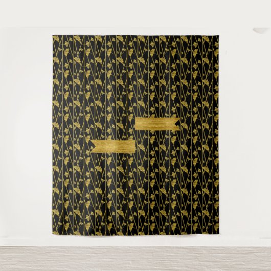 "goudginkgo" - wandkleed (Voorkant)