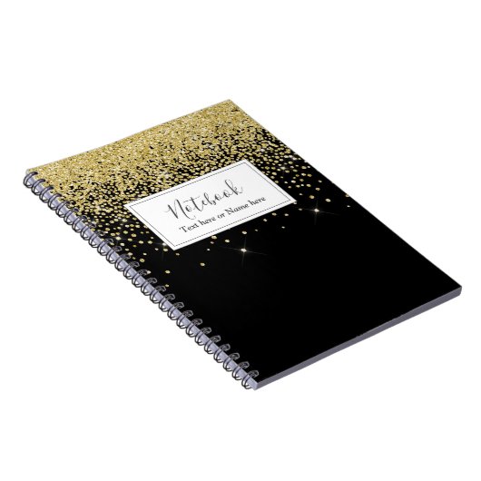 goudglans notitieboek (Rechterzijde)