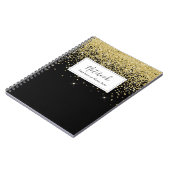 goudglans notitieboek (Linkerzijde)