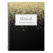 goudglans notitieboek (Voorkant)