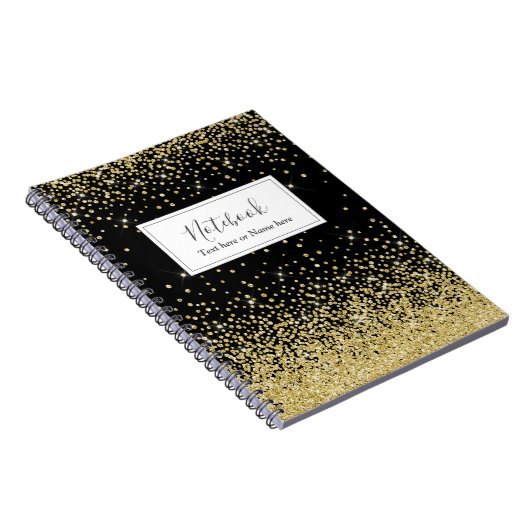 goudglans notitieboek (Rechterzijde)