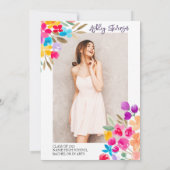 Goudglitter afstuderen voor bloem kaart (Achterkant)