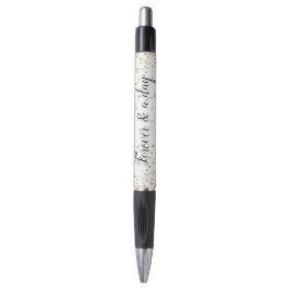 Goudglitter confetti spargel        pen