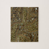 Goudglitter en parels legpuzzel (Verticaal)