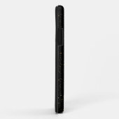 Goudglitter en sparkles op zwart Case-Mate iPhone case (Achterkant/rechts)