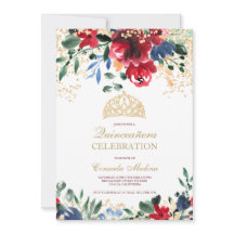 goudglitter foto tiara Quinceañera