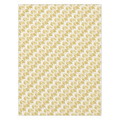 goudglitter holly berry trendy kerstavond tafelkleed (Voorkant)