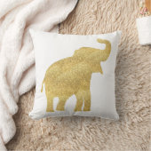 goudglitter kijk baby olifant kussen (Deken)