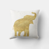 goudglitter kijk baby olifant kussen (Achterkant)