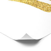 goudglitter kijk baby olifant perfect poster (Hoek)