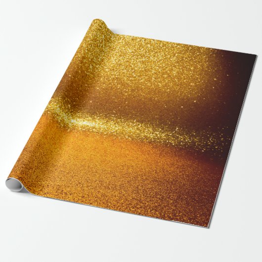 Goudglitter  licht textuur. Kerstmis ab Cadeaupapier (Uitgerold)