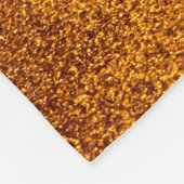 Goudglitter  licht textuur. Kerstmis ab Fleece Deken (Hoek)