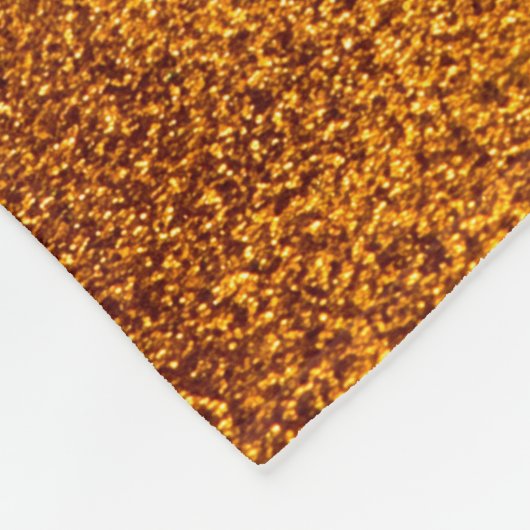 Goudglitter  licht textuur. Kerstmis ab Fleece Deken (Hoek)