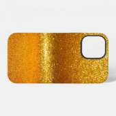 Goudglitter licht textuur. Kerstmis ab iPhone Hoesje (Achterkant horizontaal)