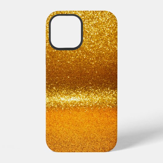 Goudglitter licht textuur. Kerstmis ab iPhone Hoesje (Achterkant)