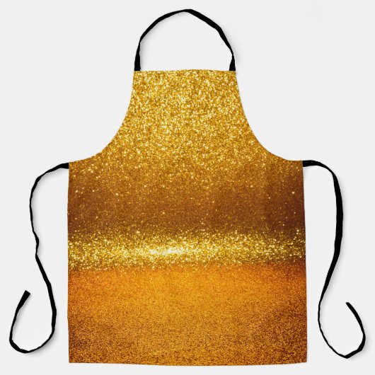 Goudglitter licht textuur. Kerstmis ab Schort (Voorkant)