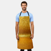 Goudglitter licht textuur. Kerstmis ab Schort (Gedragen)