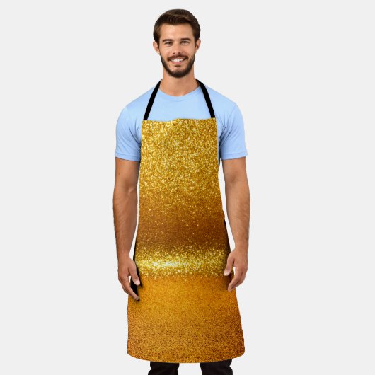 Goudglitter licht textuur. Kerstmis ab Schort (Gedragen)