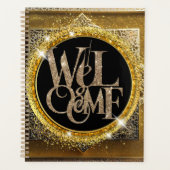 goudglitter planner (Voorkant)