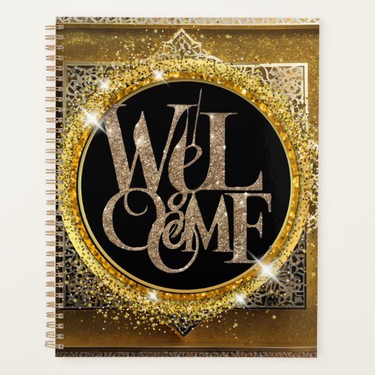 goudglitter planner (Voorkant)