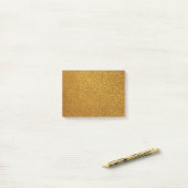 Goudglitter Post-it® Notes (Op bureau)