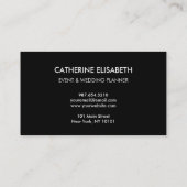 Goudglitter, sparkle, dubbelzijdige Visitekaartjes (Achterkant)