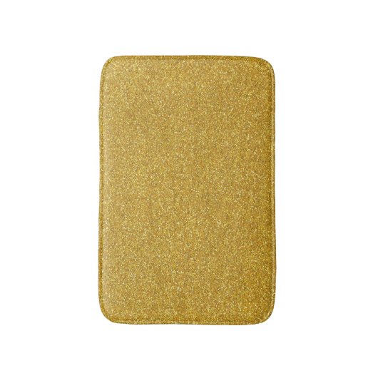Goudglitter Sparkle Texture Badmat (Voorkant Verticaal)