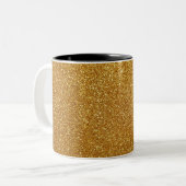 Goudglitter Tweekleurige Koffiemok (Voorkant links)