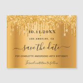 goudglitter van het feest met uitzondering van de  (Voorkant)