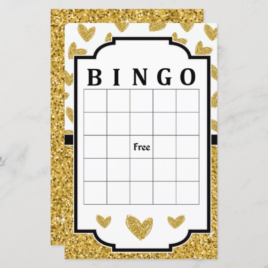 Goudglitterharbingspel (Voorkant / Achterkant)