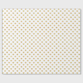 Goudglitterharten Cadeaupapier (Vlak)