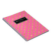 Goudglitterharten Notitieboek (Rechterzijde)