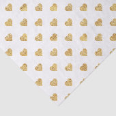 Goudglitterharten Tissuepapier (Detail)