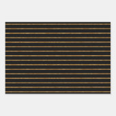 Goudglitteringlijnen Verpakkingsbladen Inpakpapier Vel (Voorkant 3)