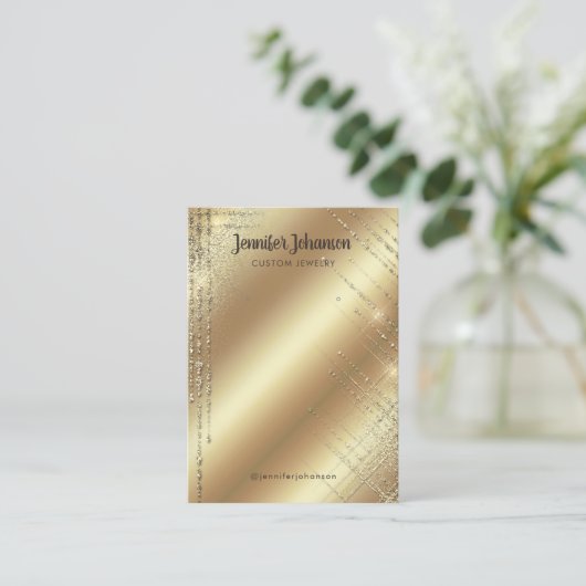 Goudglitterjuweliers verdienen moderne visitekaartje (Staand voorkant)
