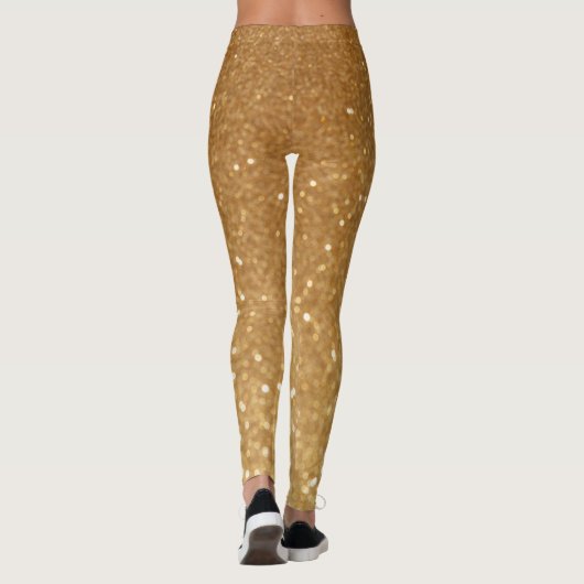goudglitterleggings leggings (Achterkant)