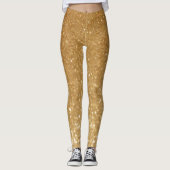 goudglitterleggings leggings (Voorkant)
