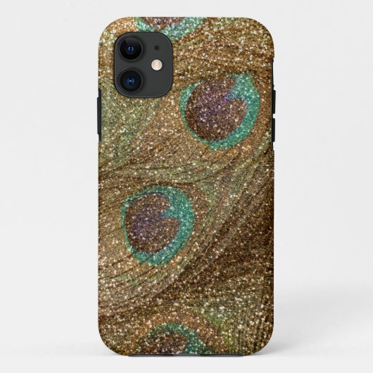 goudglitterpauzes Case-Mate iPhone case (Achterkant)