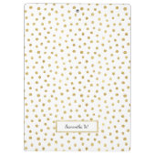 Goudglitterstippen Klembord (Achterkant)