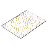Goudglitterstippen Notitieboek (Linkerzijde)