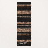 Goudglitterstrepen Yogamat (Voorkant)